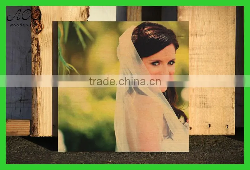 Photo prints on wood/UV printing on wood