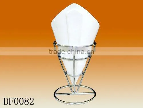 Factory direct wholesale ceramic fries cup
