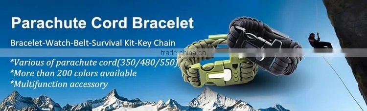 latest design wholesale 350 4 in1 paracord bracelet clasp