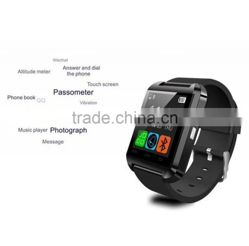 Alibaba Best selling U8 bluetooth smart watch 2015