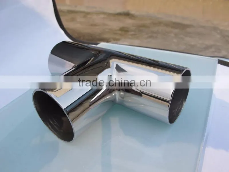 stainless steel pipe accessories 3 way stainless steel elbow
