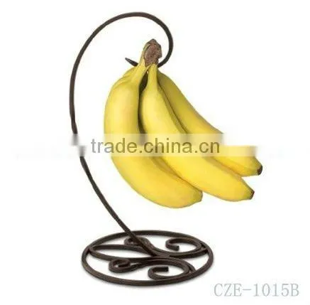 2016 Mannufacturer china banana display rack stand with hook