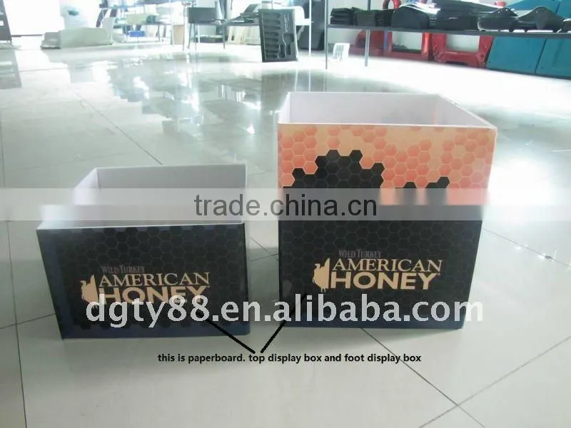 Plastic beverage display rack, Plastic display rack