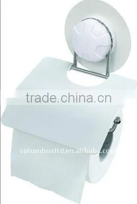 Suction bathroom accessories paper roller holder