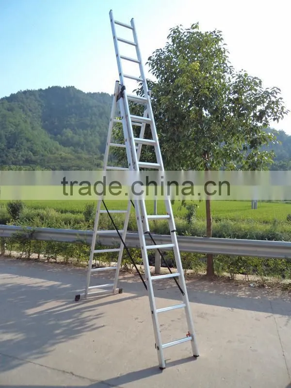 Combination ladder, Extension ladder, Multi-functional telescopic aluminum ladder
