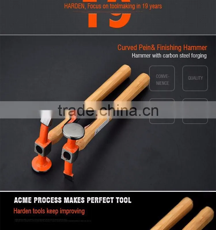 Professional Curved Pein And Finishing Hammer