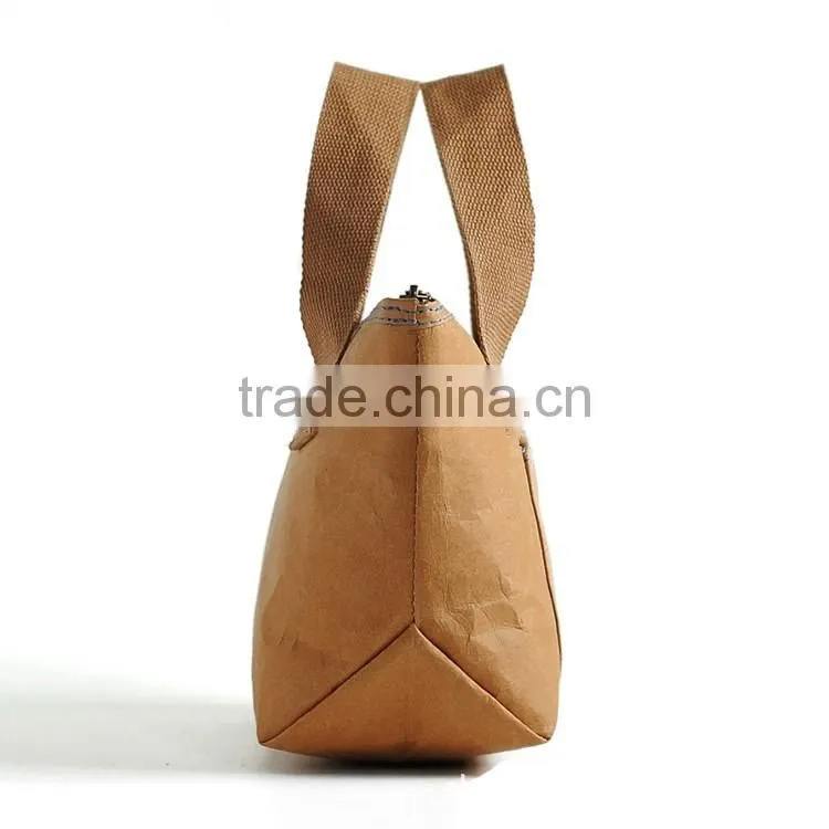 Promotional new design lunch bag Craft Paper Tyvek Ice Cooler Lunch Bags