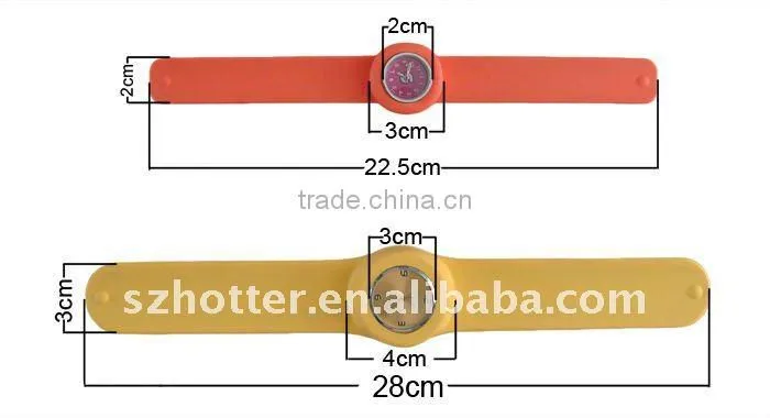 Silicone Slap Band For Watch