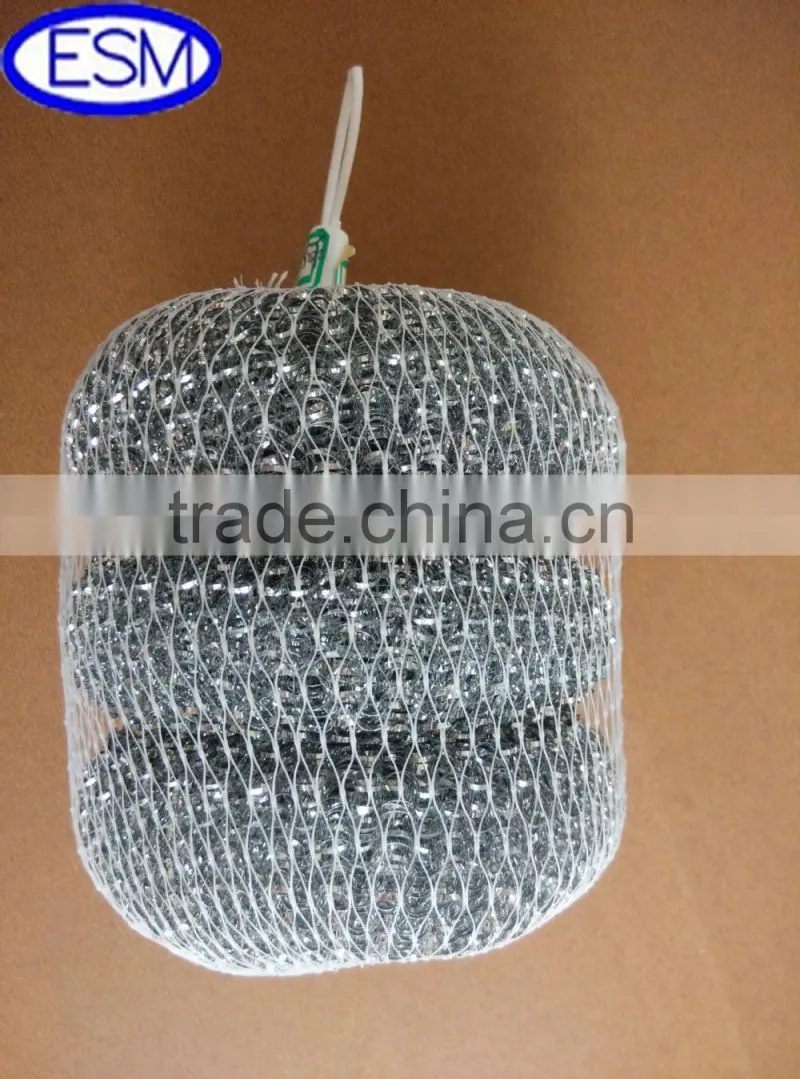 ss410/GI Stainless Steel spiral Scourer,kitchen scrubber