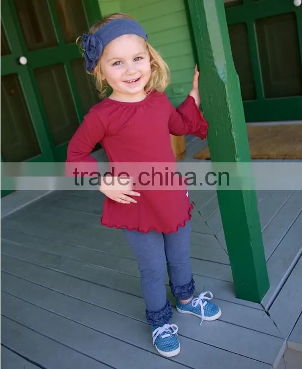 2017 hot style boutique baby kids clothing children wholesale printing new model baby leggings pants