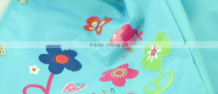 New 2015 Topolino girls coats and jackets trench coat for girl hood kids trench coat pattern spring girl's jacket blue