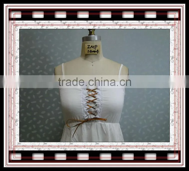 2015 ladies tunic top wholesale women three layers tank top with strape