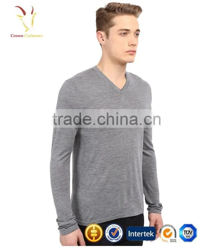 V Neck Stylish Men Woolen Sweaters Design