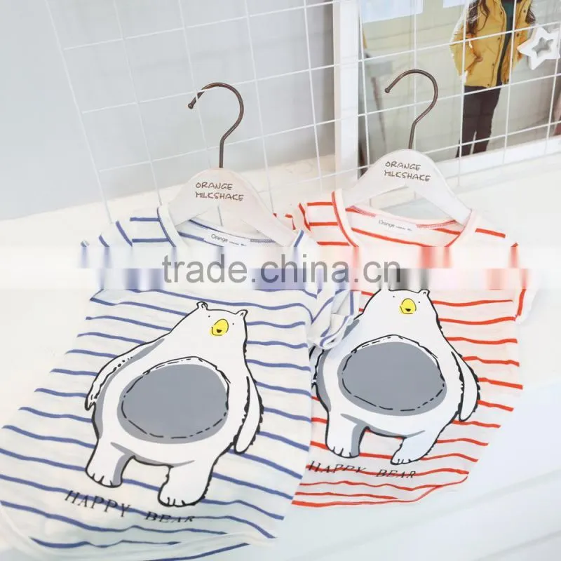 print patterns of girls t shirts 2017 hot sells children's clothing