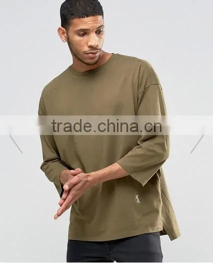 2016 fashion men tee t shirt men embroidery technique custom t-shirt