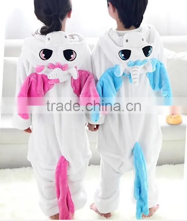 fall clothes Flannel Animal Pajamas Cartoon Winter Children Cosplay Costumes Kids One piece Clothes Halloween Costume Collection