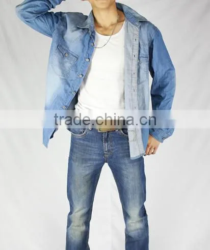Professional Jeans Manufacturer Casual High Quality Shirt