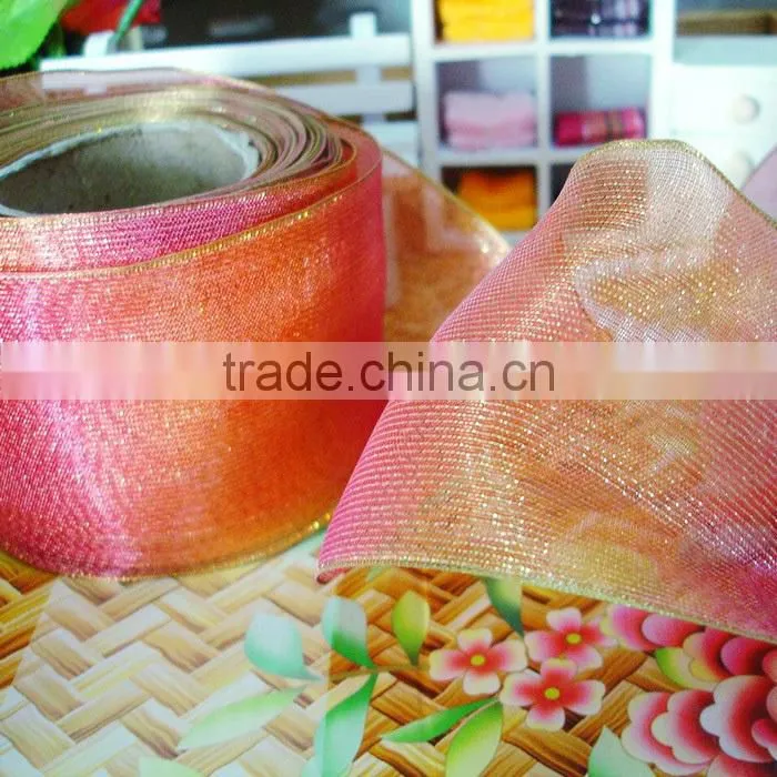 red organza ribbon