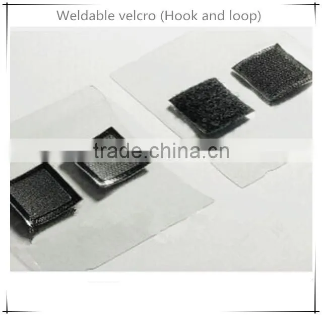 Nylon Weldable hook and loop for fabric and PVC surface