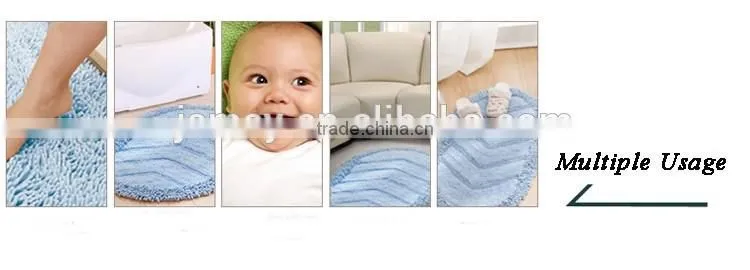 China supplier custom thick loop chenille bath mat