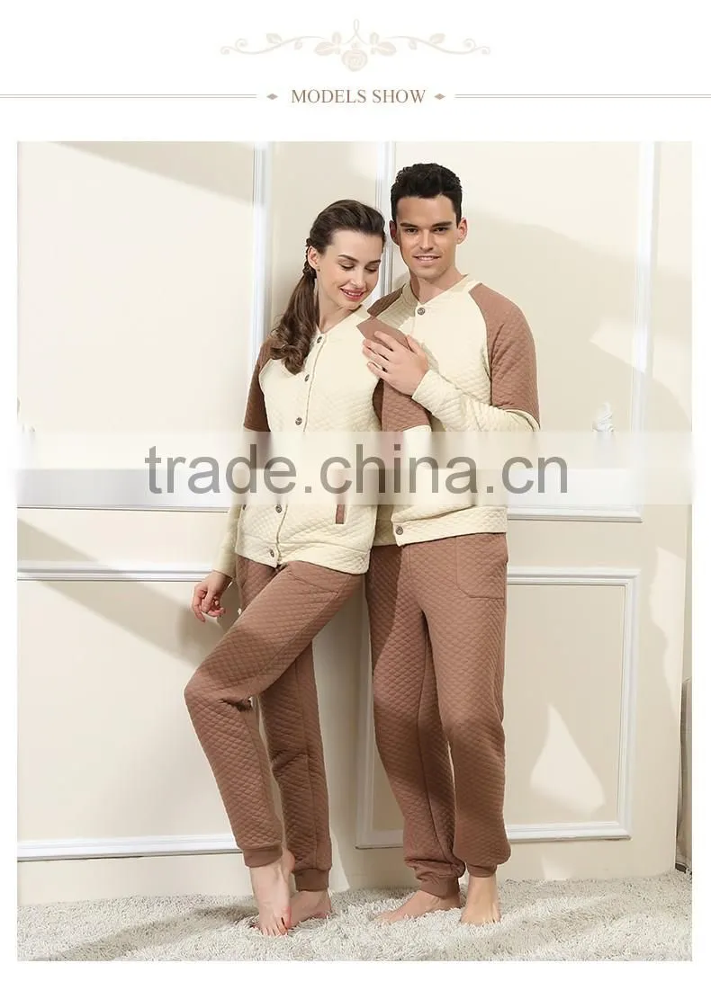 Factory outlets price Qianxiu winter warm ladies cotton pyjamas