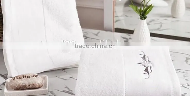 Promotional cheap embroidery satin cotton bath towel brands