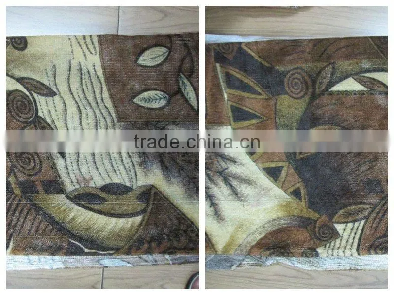 printed velvet fabric for garment and furnishing
