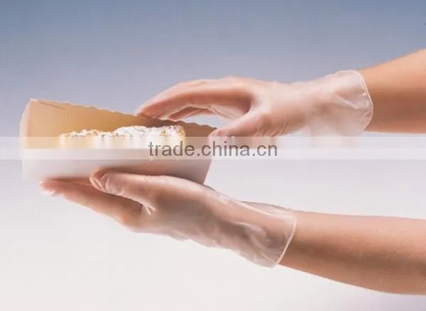 CE&ISO approved food grade processing vinyl pvc powdered & powdered free disposable gloves