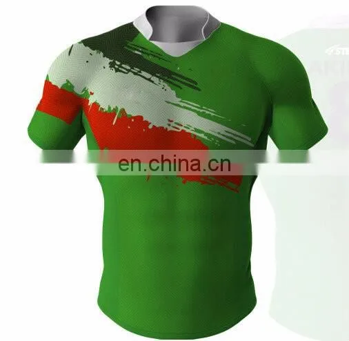 Wholesale top selling custom rugby jersey with sublimation show your body