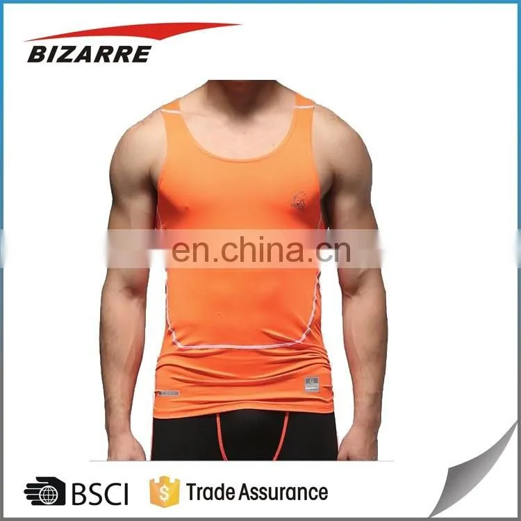 Wholesale custom stringer tank top fitness men jersey sleeveless vest
