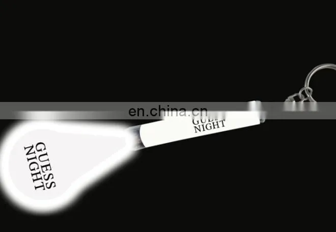 logo projector torch with light,led mapping projection light keychain(llaveros)