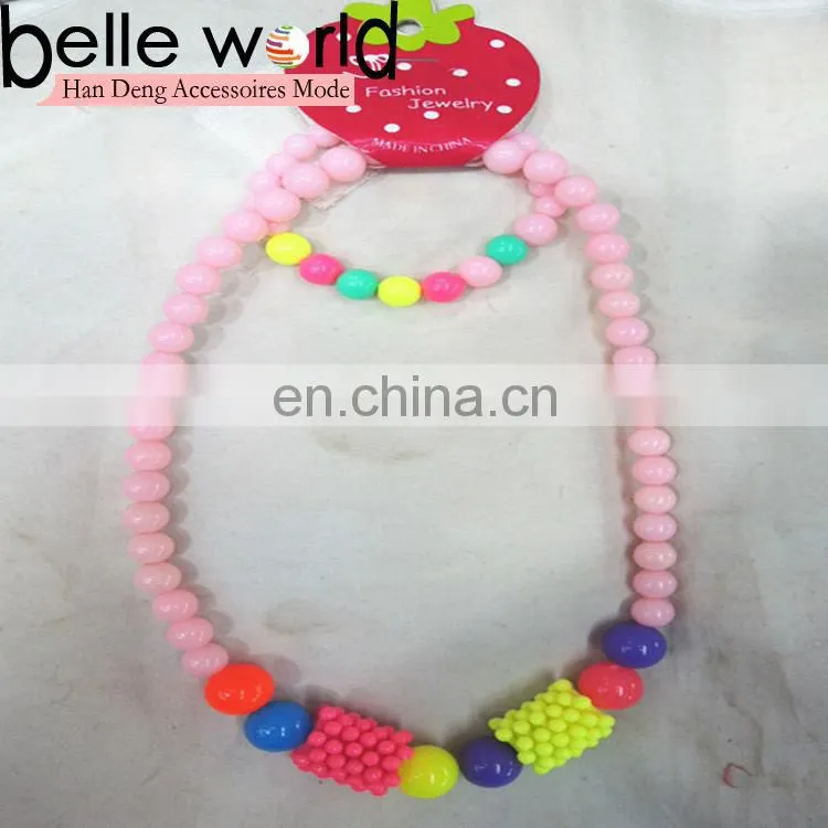 plastic necklace for kids jewelry