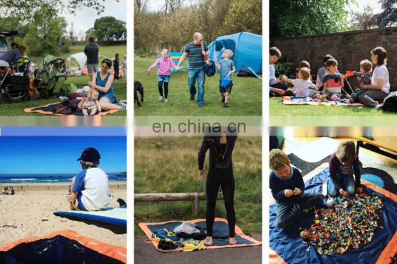 Large Capacity Outdoor Waterproof Quick Storage Bag Picnic Mat