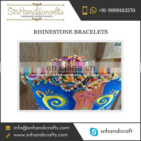 Rope Rhinestone Bracelet