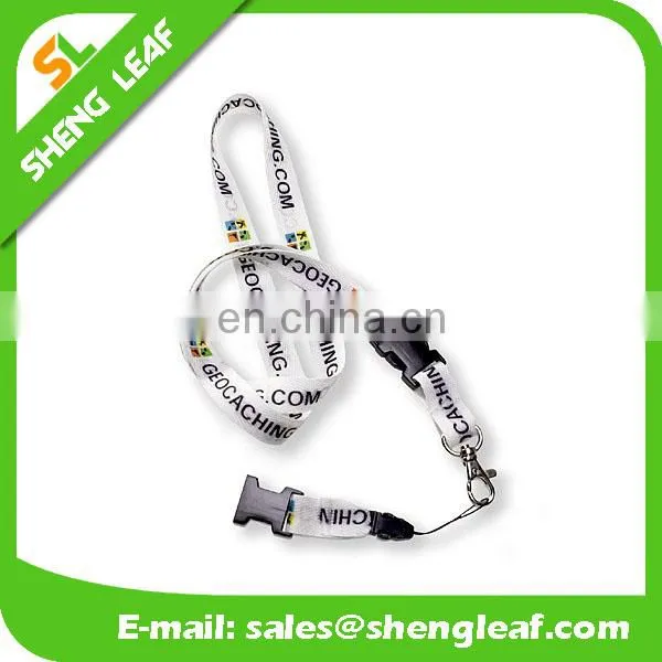 Light color cheap custom woven lanyards
