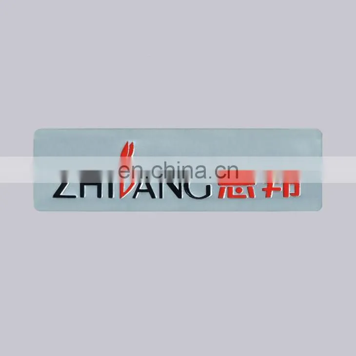 Wholesale Machine Label Type Custom Painted And Etched Thick Metal Label With Self Adhesive