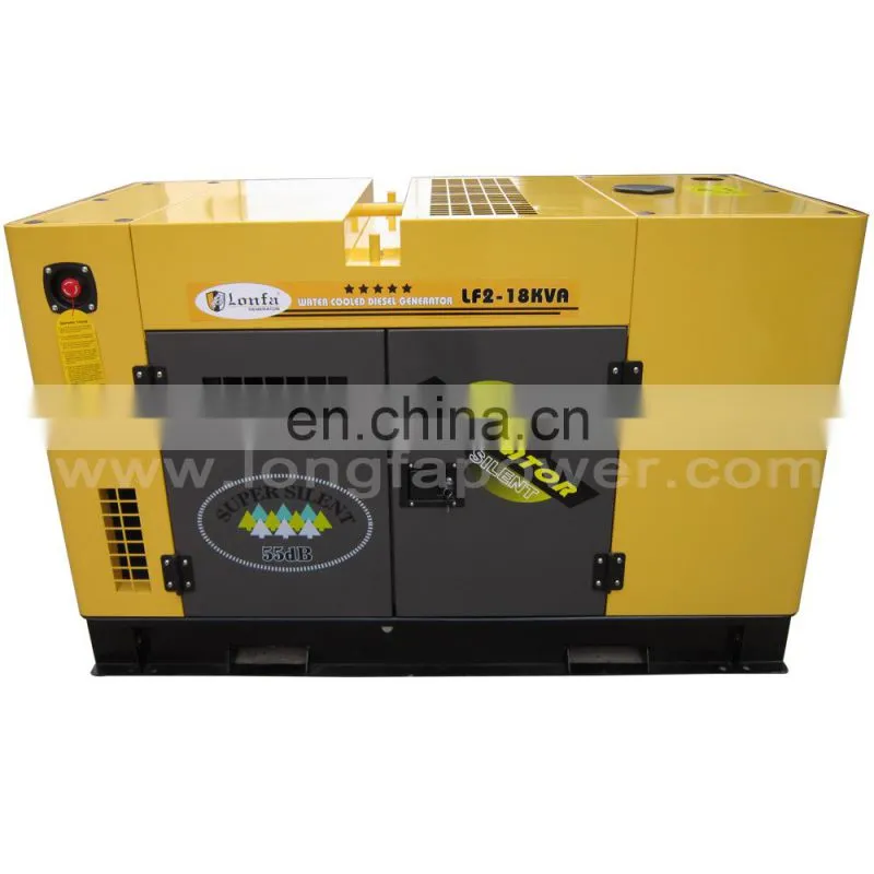 18KVA 220 V Water-cooled Three Phase Silent Diesel Generator