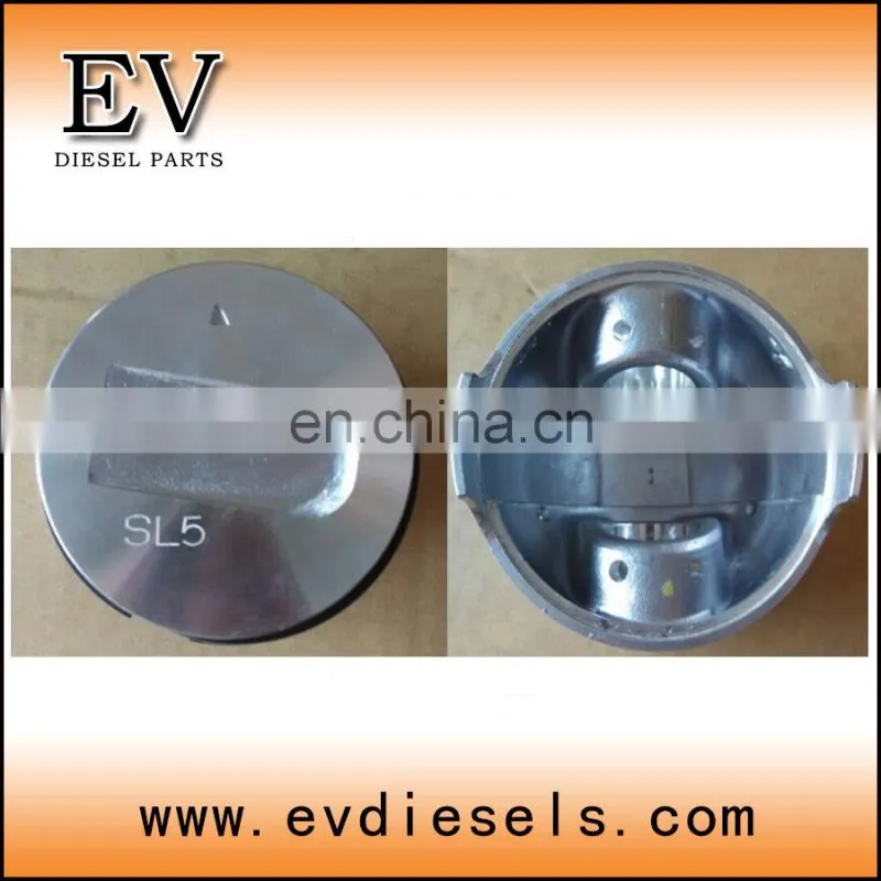 Alfin type S4L S4L2 piston and piston ring set for Mitsubishi genset