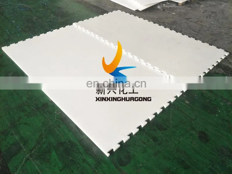 Easy maintained synthetic ice skating rink / synthetic ice skating floor/simulated ice skating floor panels