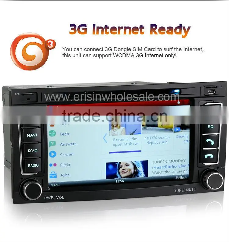 Erisin ES7402M 7 inch Dual Channel CanBus Car Radio DVD Player