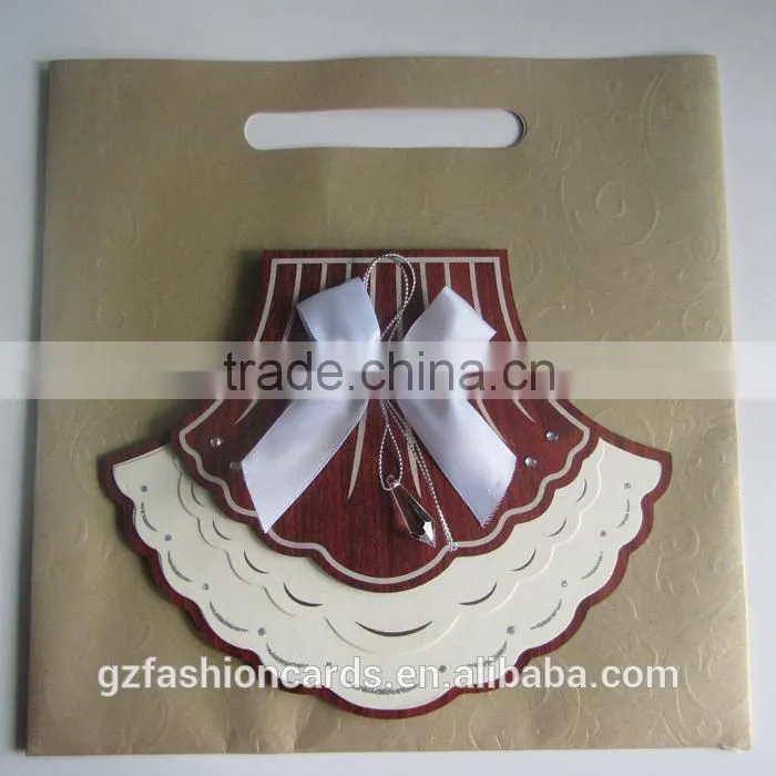 2014 Luxury Wooden Wedding Invitations