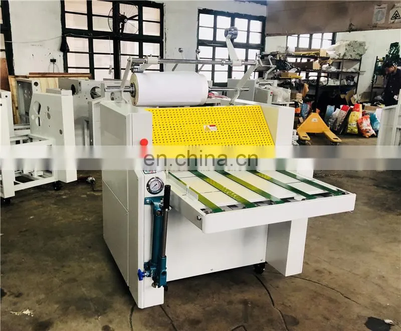 FM8350 Table top office Preglued Plastic film Manual A3 thermal laminating machine, small cold double side laminator