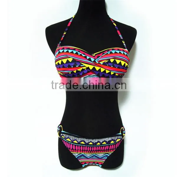 2016 New Sexy Push Up Padded Swimsuit Bikini Brazilian Biquini