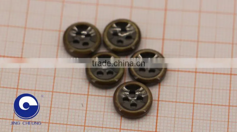 natural trocas shell fastener printing logo