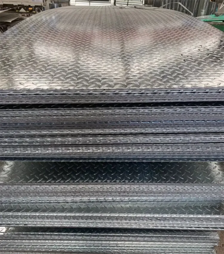 Q235B S235JR A36 Galvanized Checkered Iron LR Grade 7 Days Hot Rolled Carbon Steel Free Cutting ASTM ANSI JIS 2-3 Days Delivery