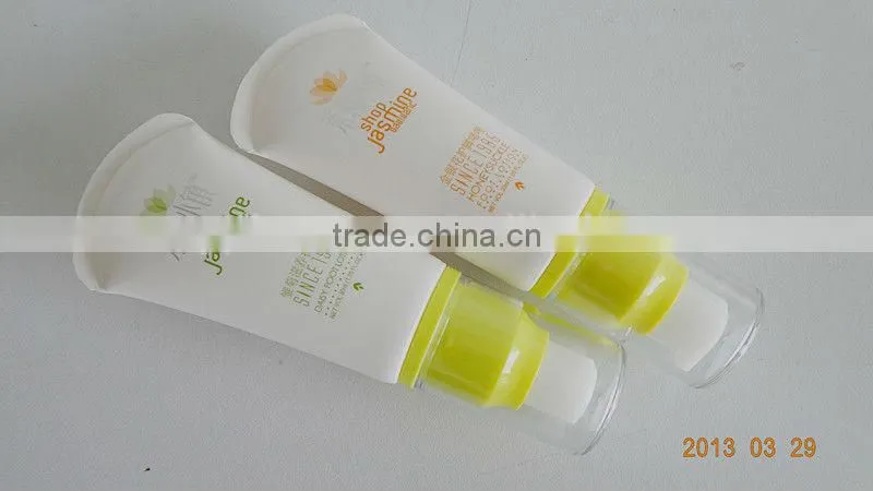 Pump tube for cosmetic packaging,Plastic Tubes, PE tube,cosmetic tube