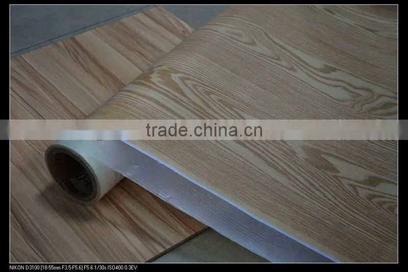 Customized PVC Wood Grain Film For Decoration