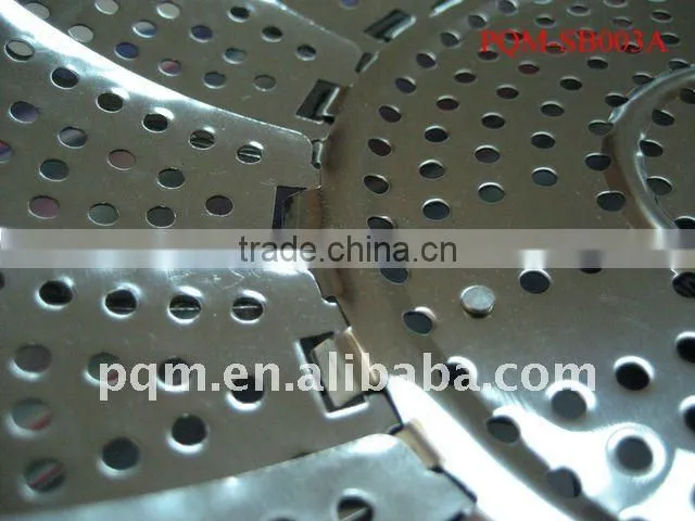 Senior durable vegetable stainless steel collapsible steamer basket 003A