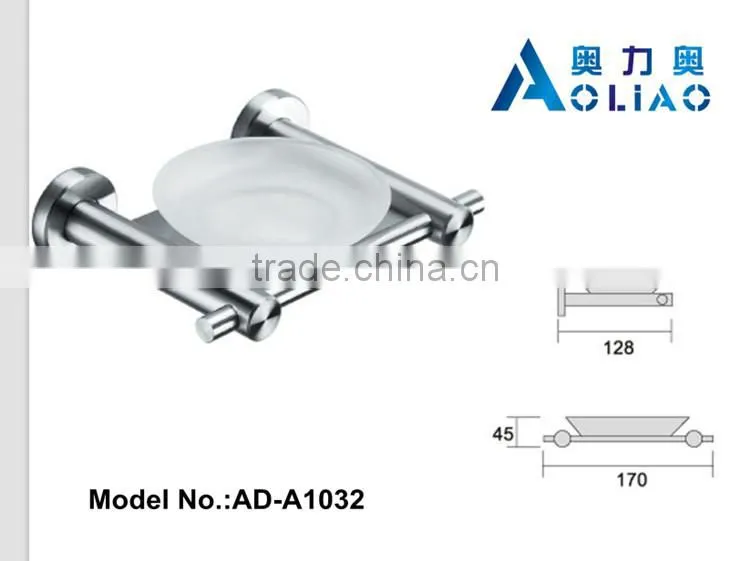 High quality Bathroom accessory stainless steel single bathroom soap dish holder