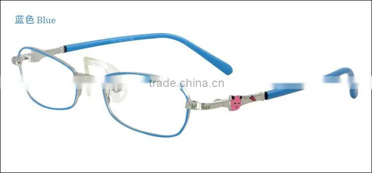 Classic design cheap but high quality full rim metal kids cartoon eyeglasses optical frames